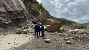 В Дагестане обрушение скалы заблокировало дорогу к десяткам сел