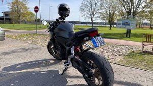 Как установить короткий хвост на Honda CB650R