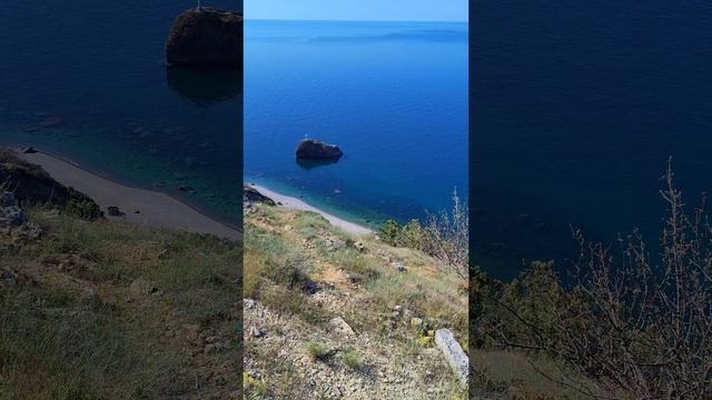 14.05.2025 Фиолент вид на Яшмовый пляж, Грот Таисии и Свята, Поклонный крест, Орест и Пилад, Севасто