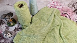 🦉Вяжу платье из хлопка.Вязальная машина Нева 5.Спинка готова 🧶