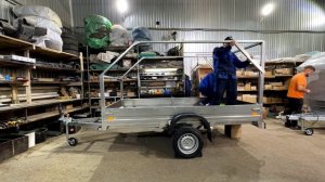 Установка тента и каркаса на прицеп ССТ