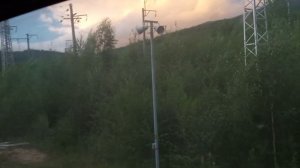 На поезде по БАМу/вид на Северомуйский обход и горы