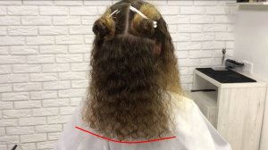 Как стричь кучерявые волосы? Делаю стрижку в технике "Слои", клиентка была приятно удивлена