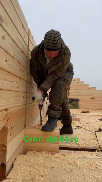 Возведение дома из профилированного бруса камерной с? смотреть онлайн