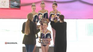 В Махачкале прошел открытый турнир по художественной гимнастике «Золотая лента»