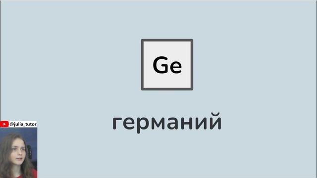 Учим названия химических элементов за 5 минут