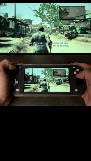 Resident Evil 5 Nintendo Switch Lite Gameplay