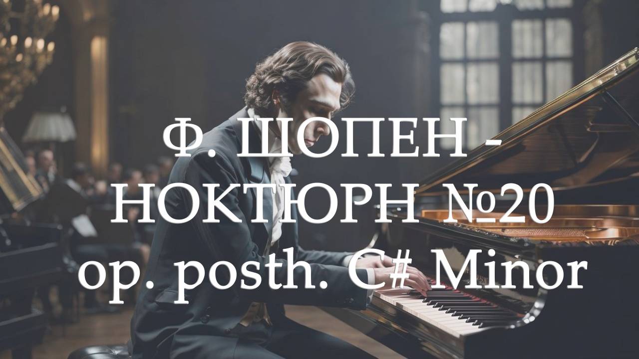 Фредерик Шопен - Ноктюрн №20 C♯ (C-sharp) минор, Op. posth.