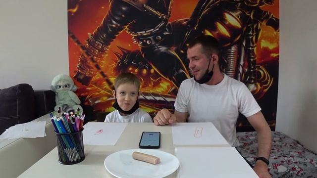 Кто лучше нарисует с закрытыми глазами ЧЕЛЛЕНДЖ!!! смотреть онлайн