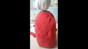 Дед Мороз из пластиковой бутылки  Поделка из мусора