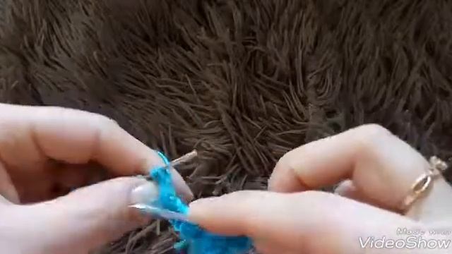 Ажурная резинка на снуд 😉 комплект для Маленькой Миланы( объем головы 48 см, двойная пряжа Алине) смотреть онлайн