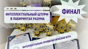 ФИНАЛ профилактической игры Интеллектуальный штурм в лабиринтах разума