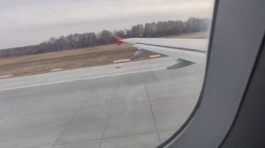 Взлёт самолёта Airbus А319 с Аэропорта Екатеринбург Кольц?