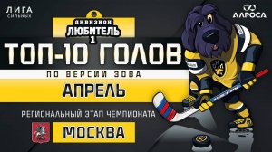 ТОП 10 ГОЛОВ /  ЛЮБИТЕЛЬ 1 / АПРЕЛЬ