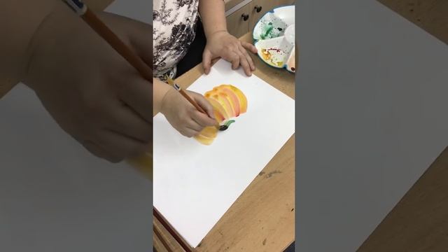 Китайская живопись. Тыква - 2 смотреть онлайн