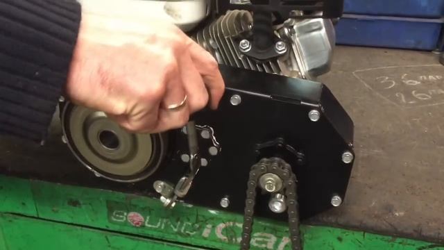 Реверс редуктор с центробежным сцеплением. смотреть онлайн