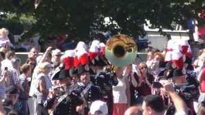 Парад оркестров - участников фестиваля "Спасская башня" на ВДНХ