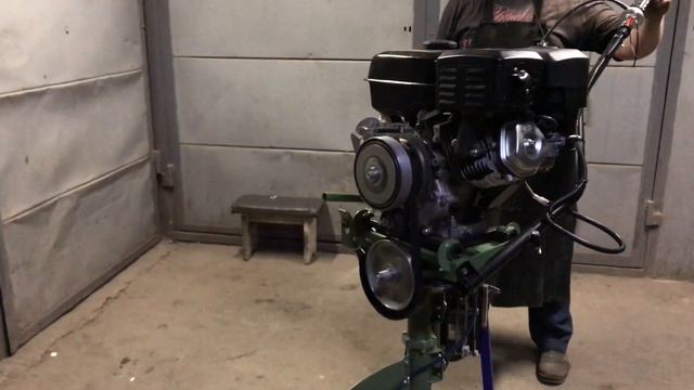 Разборный болотоходный мотор