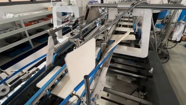 Склеивание узкой коробки с 6 точками склейки на фальце смотреть онлайн