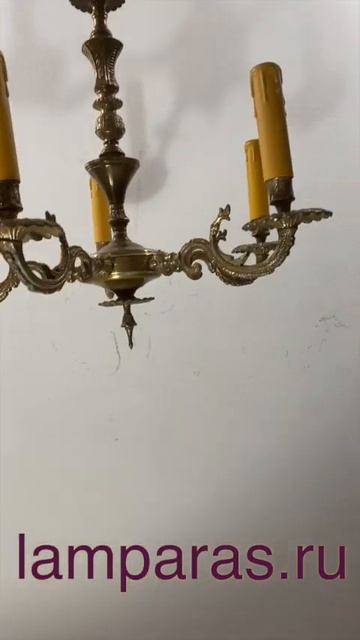 Бронзовая люстра на 5 свечей смотреть онлайн