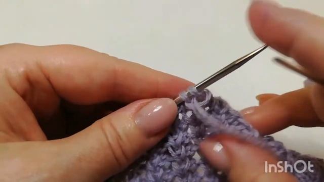 Планка горловины. Закрытие полой резинки иглой.