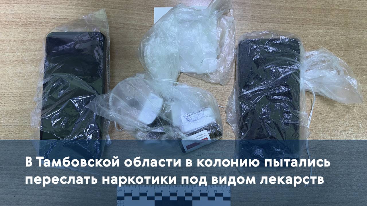 В Тамбовской области в колонию пытались переслать наркотики под видом лекарств