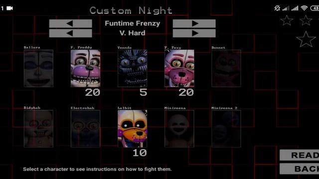 Five Nights At Freddys Sister Location 2.03 челенджа на very hard пройденожестяка пошла
