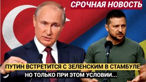 Путин встретиться с Зеленским в Стамбуле — но при одном важном условии.