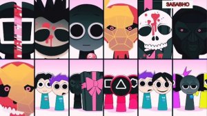 анимация СПРУНКИ! тралалеро тра-ла-ла, капучино ассасино, Sprunki incredibox!