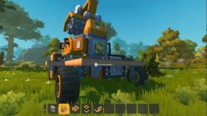 Как построить машину для добычи дерева и камня в Scrap Mechanic | Скрап Механик