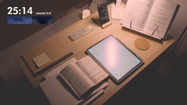 3 часа StudyWithMe - on a RAINY NIGHT Rain Sounds - Pomodoro 50/10