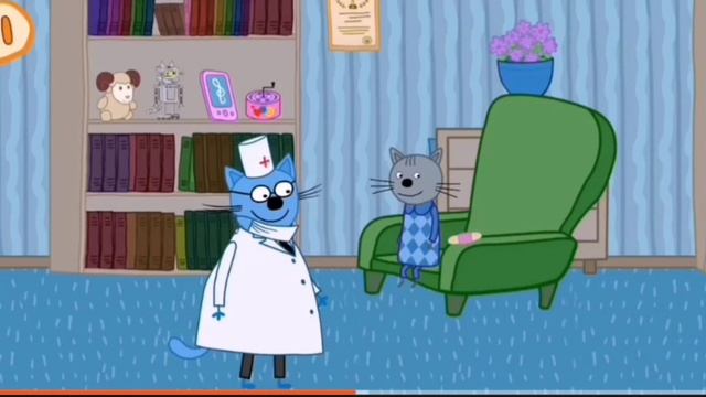 Три Кота идут на прививку Мультфильм для детей