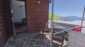 Жильё в Новом Свете снять посуточно отдельный номер с видом на море на 2 человека