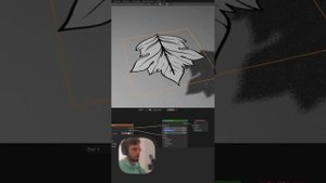 3D-листик из PNG в Blender!