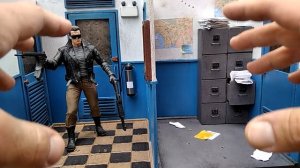 Как сделать диораму Терминатор Нападение на полицейский участок для фигурок NECA