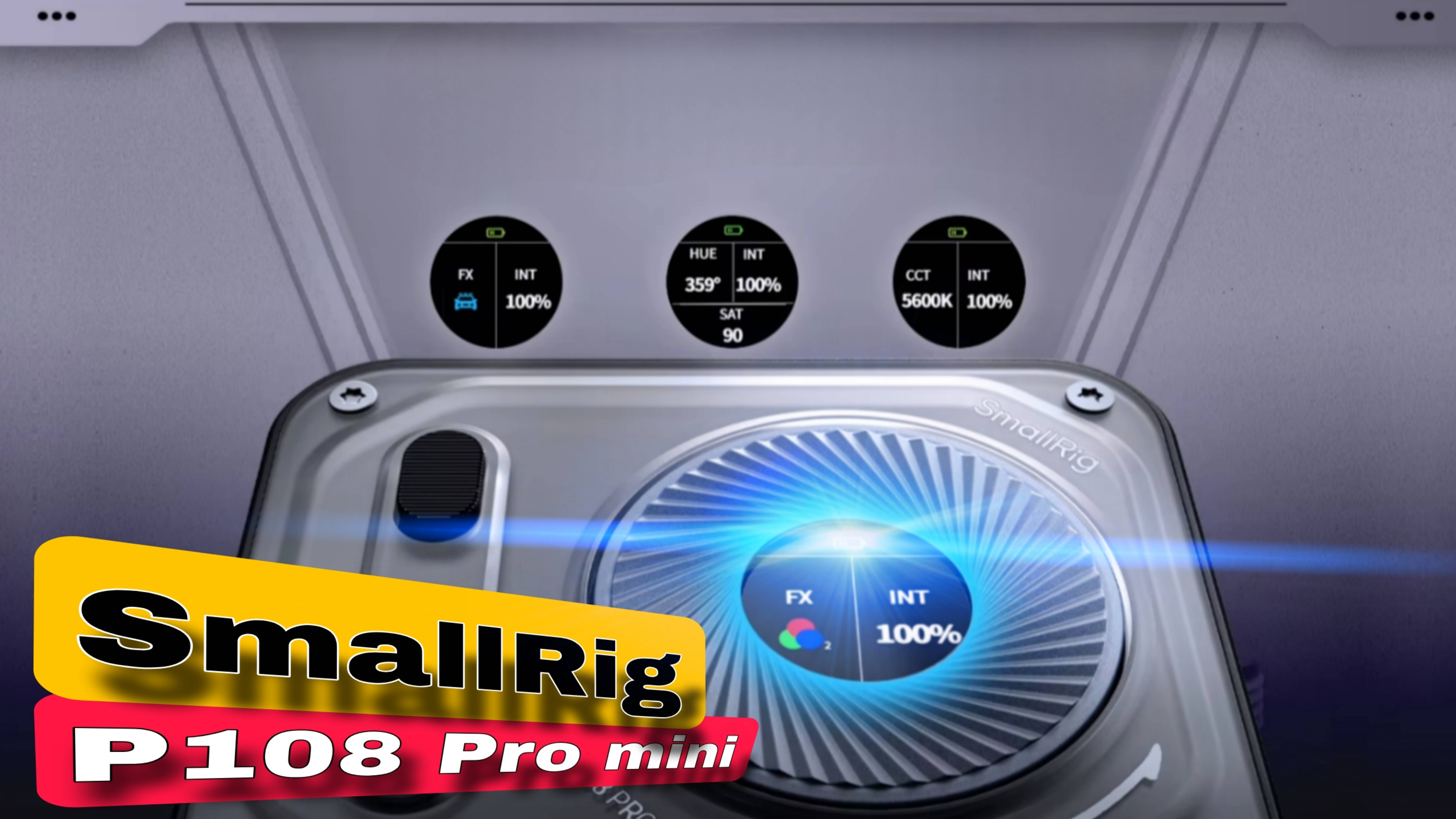 SmallRig P108 Pro mini RGB лучший мини светильник 👍