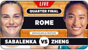 Соболенко А — Чжэн Циньвэнь  Теннис. WTA 1000. Рим, Италия. 1/4 финала. Прямая трансляция.