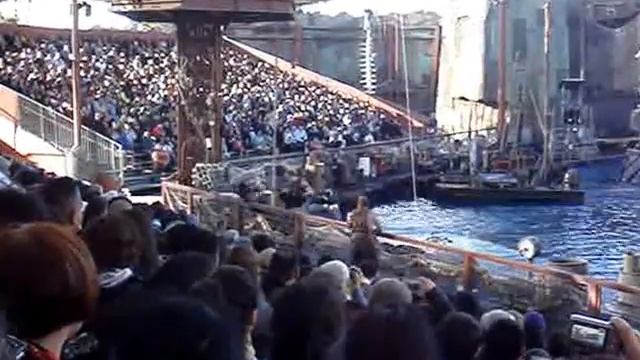 "Жизнь в америке" // Юниверсал Студио (шоу Водный Мир) - WaterWorld, Universal Studio
