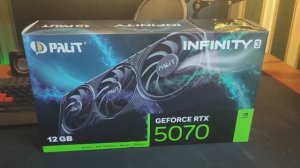 РАСПАКОВКА- НОВИНКА 2025 года ВИДЕОКАРТА PALIT RTX 5070 12 Gb