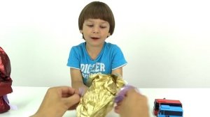 Сюрприз для Марка: Тайо  и его друзья игрушки.