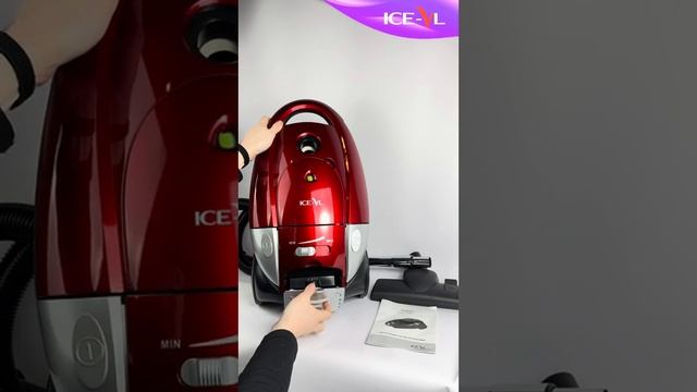 Обзор Пылесос красный VC 2117 верт смотреть онлайн