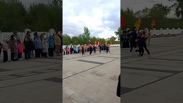первый раз на детском параде победы