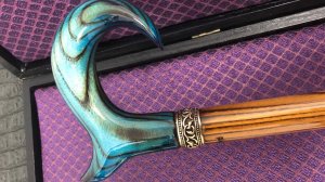 Обзор трости Тулуз Малахит / Мануфактура тростей Востротиных