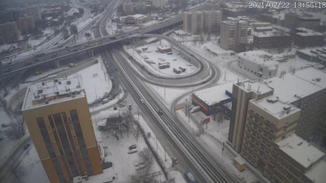 Москва - Нижегородская улица - веб камера 22.02.2021, 10:55 смотреть онлайн