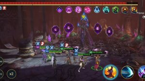 Raid shadow legends. Роковая башня 40 этаж. Тёмная фея.