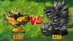 PVZ 1 Fusion 2.5: Испытание: 300 Растений VS 300 Обсидиановых Гаргантюаров – Кто Победит?