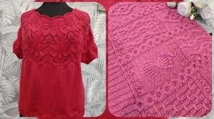 Готовая работа🧶 Шикарная круглая кокетка 🔥 Процессы.