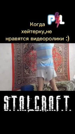 Когда хейтерку не нравится видеоконтент по Сталкрафту )