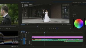Цветокоррекция свадьбы в Adobe Premiere 2025