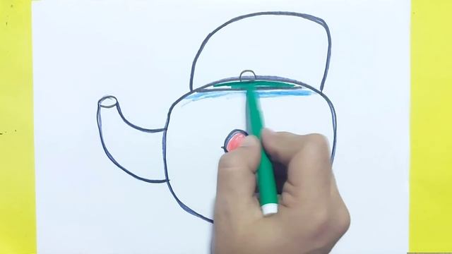 Drawing a for picture / Нарисуй для детей чайник смотреть онлайн